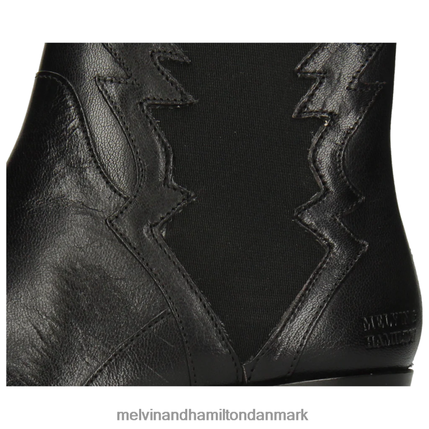 Kvinder Melvin & Hamilton 1 maj sort ankelstøvler A28X661133