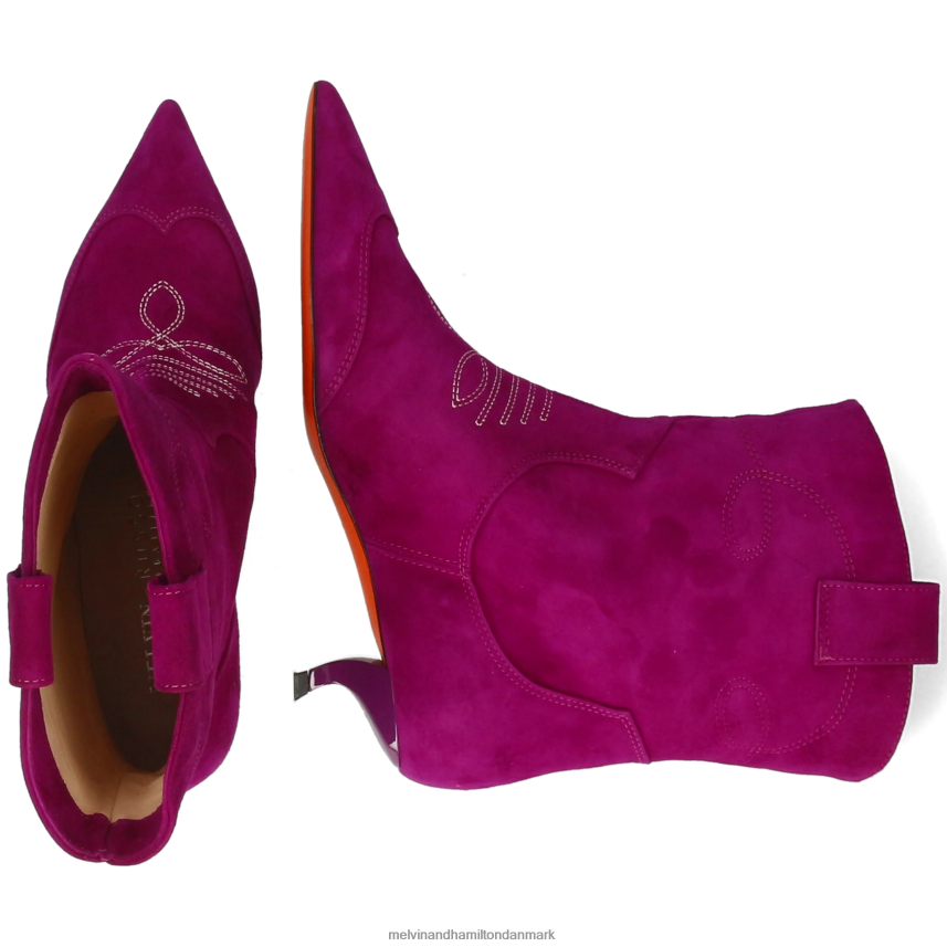 Kvinder Melvin & Hamilton Aurora 1 lilla ankelstøvler A28X66841