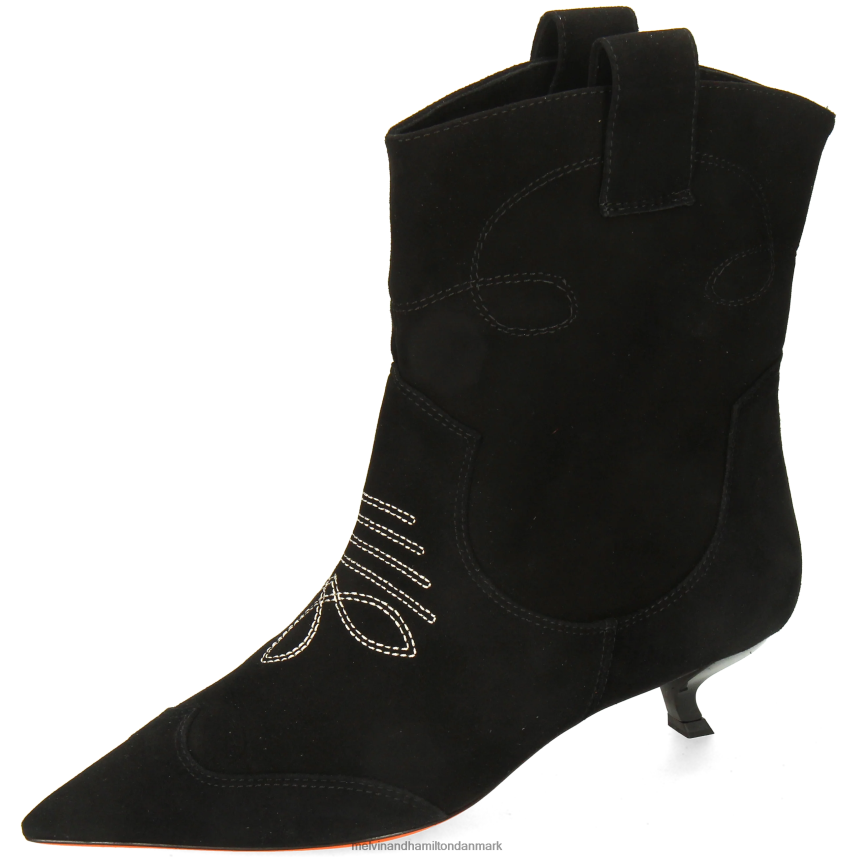Kvinder Melvin & Hamilton Aurora 1 sort ankelstøvler A28X66843