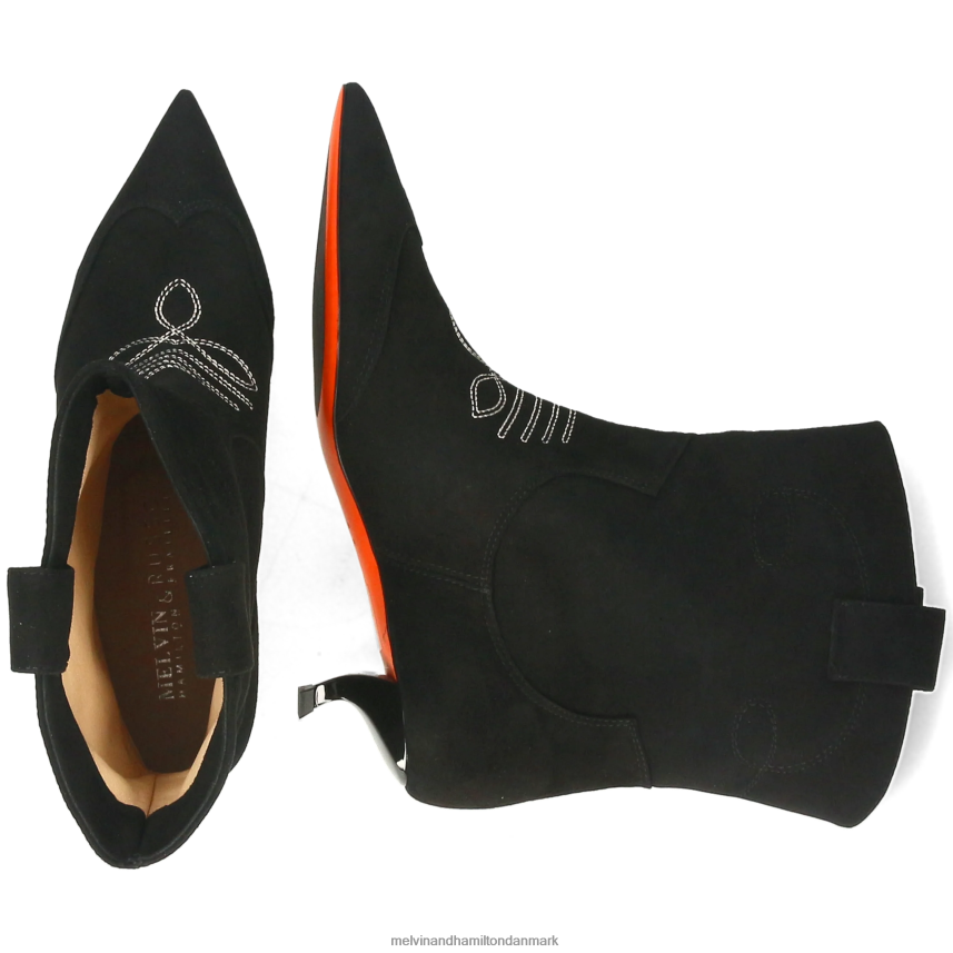 Kvinder Melvin & Hamilton Aurora 1 sort ankelstøvler A28X66843