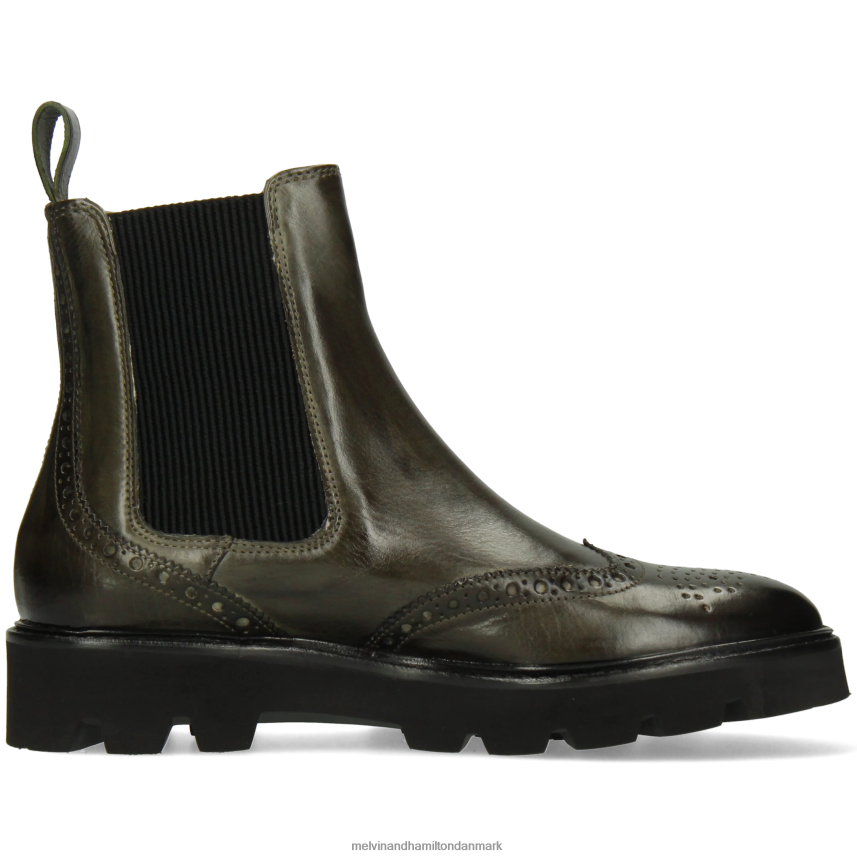 Kvinder Melvin & Hamilton Sally 112 kaki ankelstøvler A28X66951