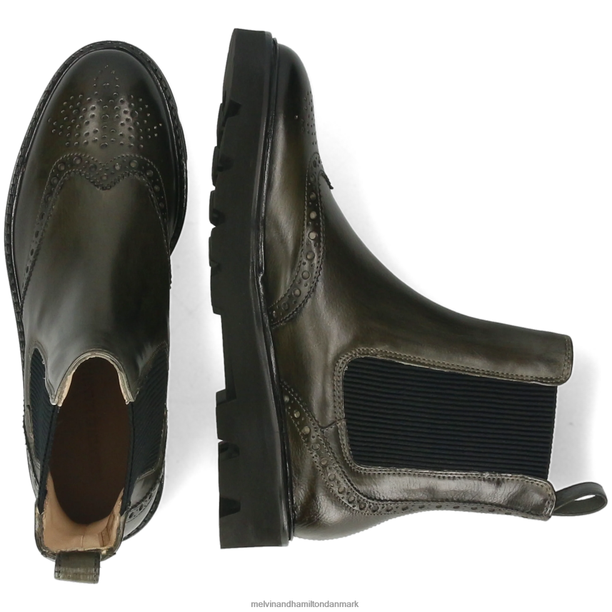 Kvinder Melvin & Hamilton Sally 112 kaki ankelstøvler A28X66951