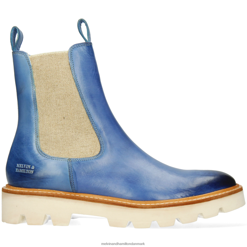 Kvinder Melvin & Hamilton Sally 186 blå ankelstøvler A28X66862