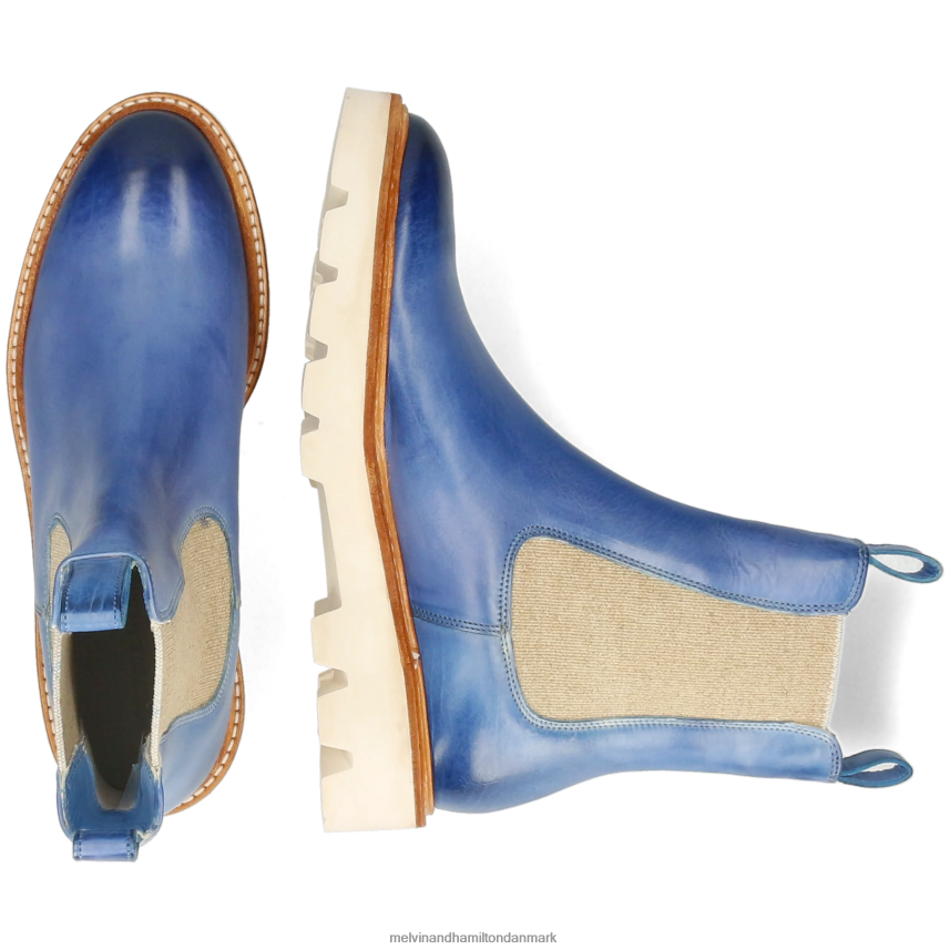 Kvinder Melvin & Hamilton Sally 186 blå ankelstøvler A28X66862