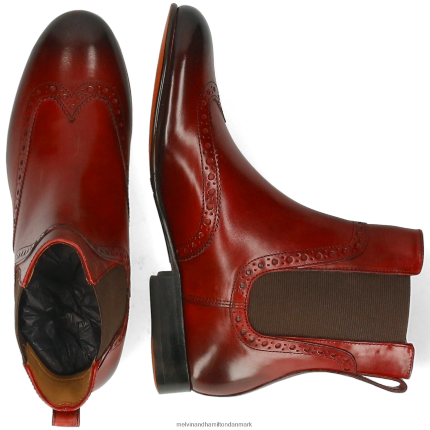 Kvinder Melvin & Hamilton Sally 192 rød ankelstøvler A28X66833