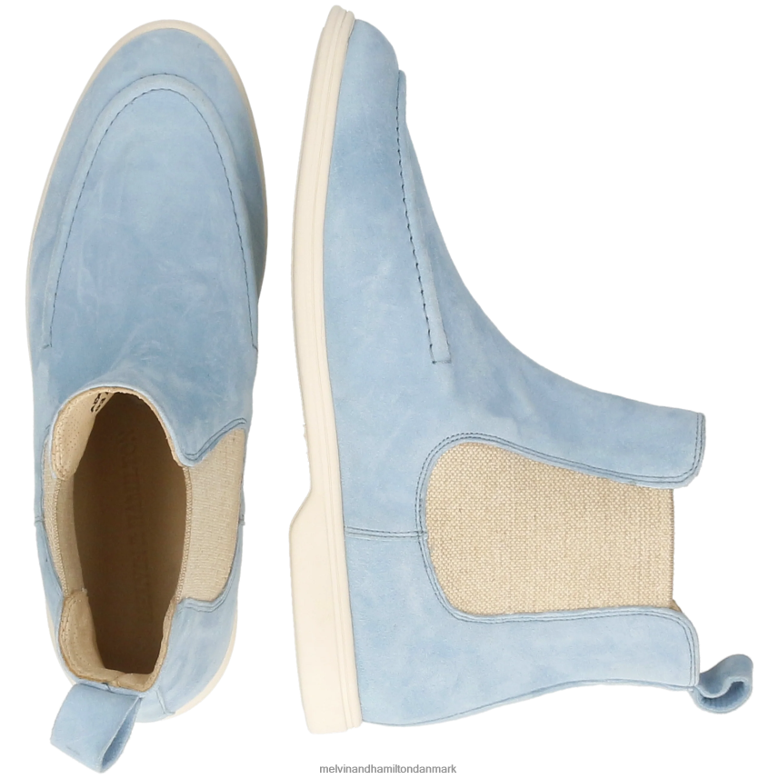 Kvinder Melvin & Hamilton adley 18 blå ankelstøvler A28X66834