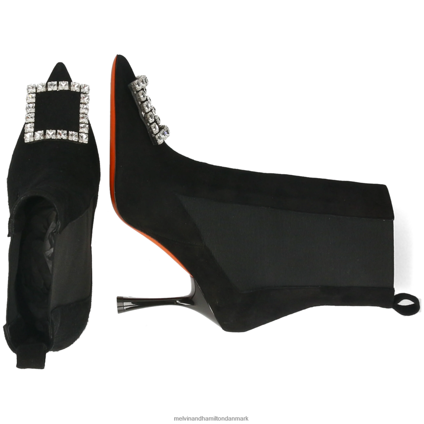 Kvinder Melvin & Hamilton alena 5 sort ankelstøvler A28X66811