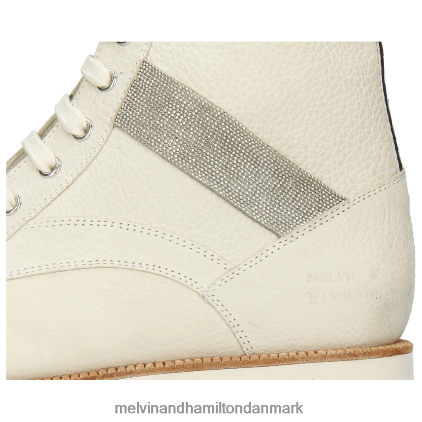 Kvinder Melvin & Hamilton dakota 8 hvid ankelstøvler A28X661053