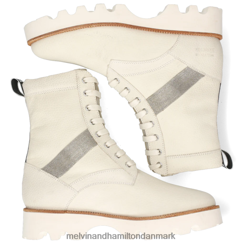 Kvinder Melvin & Hamilton dakota 8 hvid ankelstøvler A28X661053