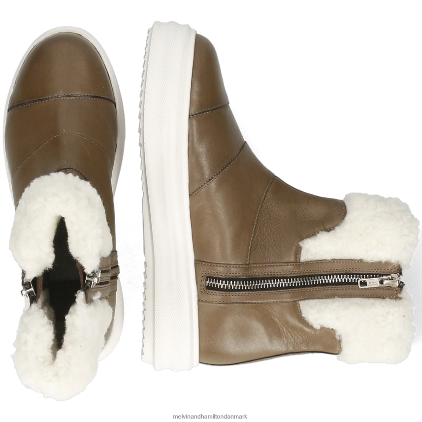 Kvinder Melvin & Hamilton fay 10 grå ankelstøvler A28X661020