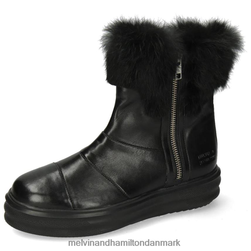 Kvinder Melvin & Hamilton fay 10 sort ankelstøvler A28X661030