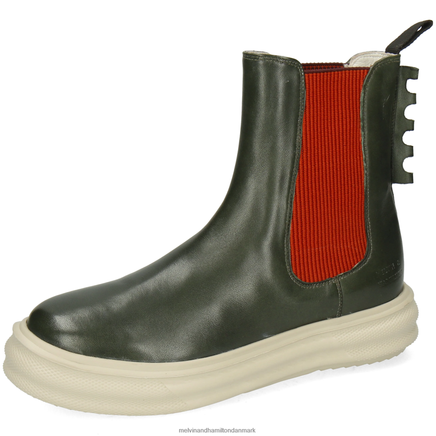 Kvinder Melvin & Hamilton fay 5 grøn ankelstøvler A28X661003
