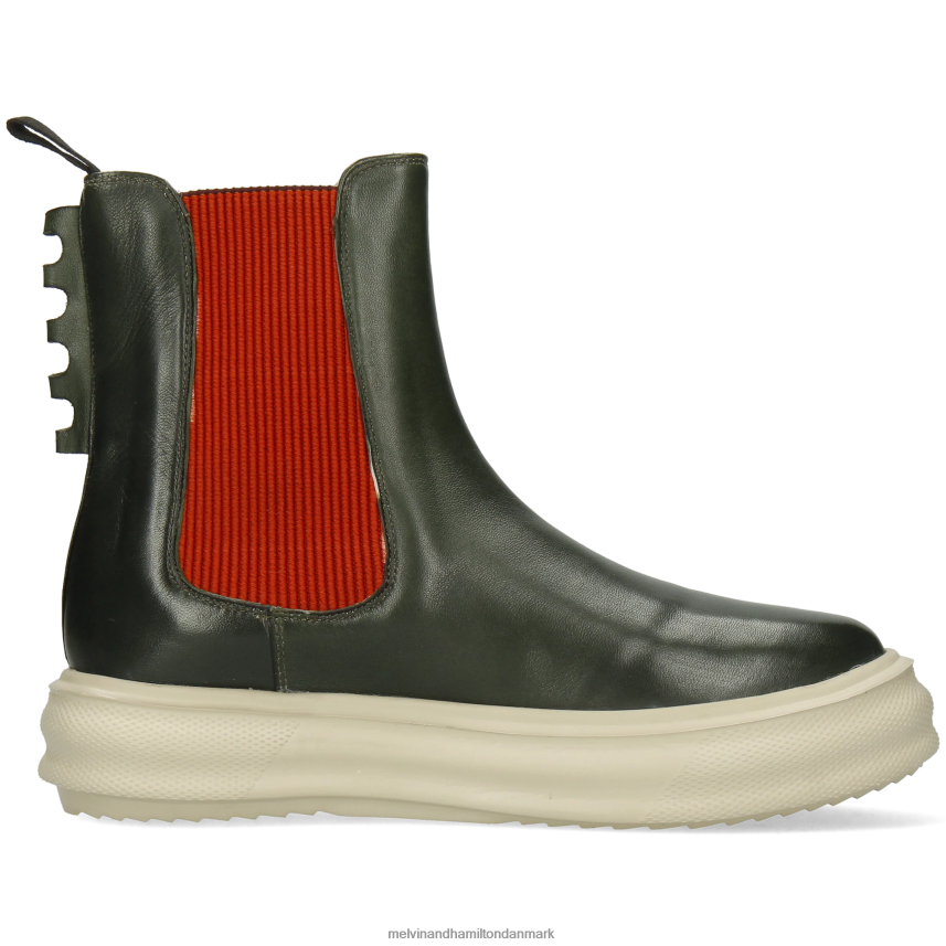 Kvinder Melvin & Hamilton fay 5 grøn ankelstøvler A28X661003