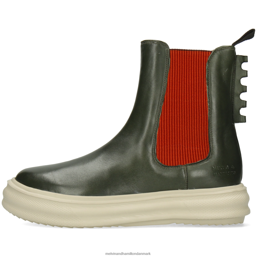 Kvinder Melvin & Hamilton fay 5 grøn ankelstøvler A28X661003