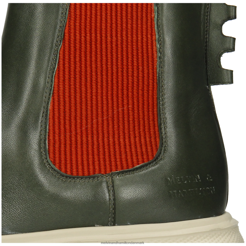 Kvinder Melvin & Hamilton fay 5 grøn ankelstøvler A28X661003