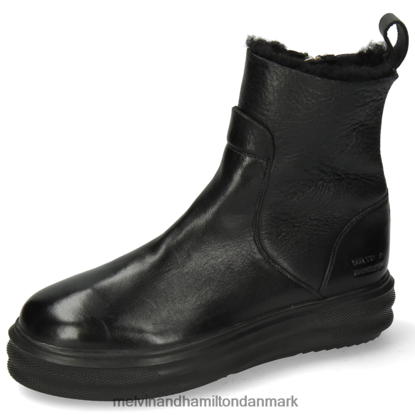 Kvinder Melvin & Hamilton fay 9 sort ankelstøvler A28X661027
