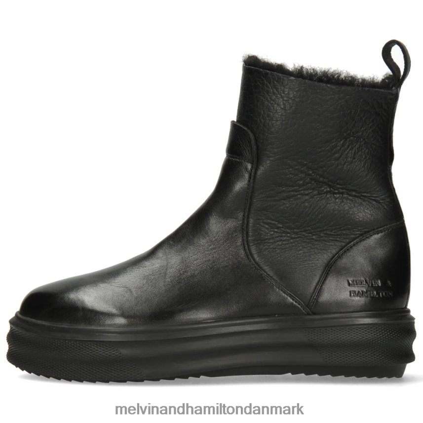 Kvinder Melvin & Hamilton fay 9 sort ankelstøvler A28X661027