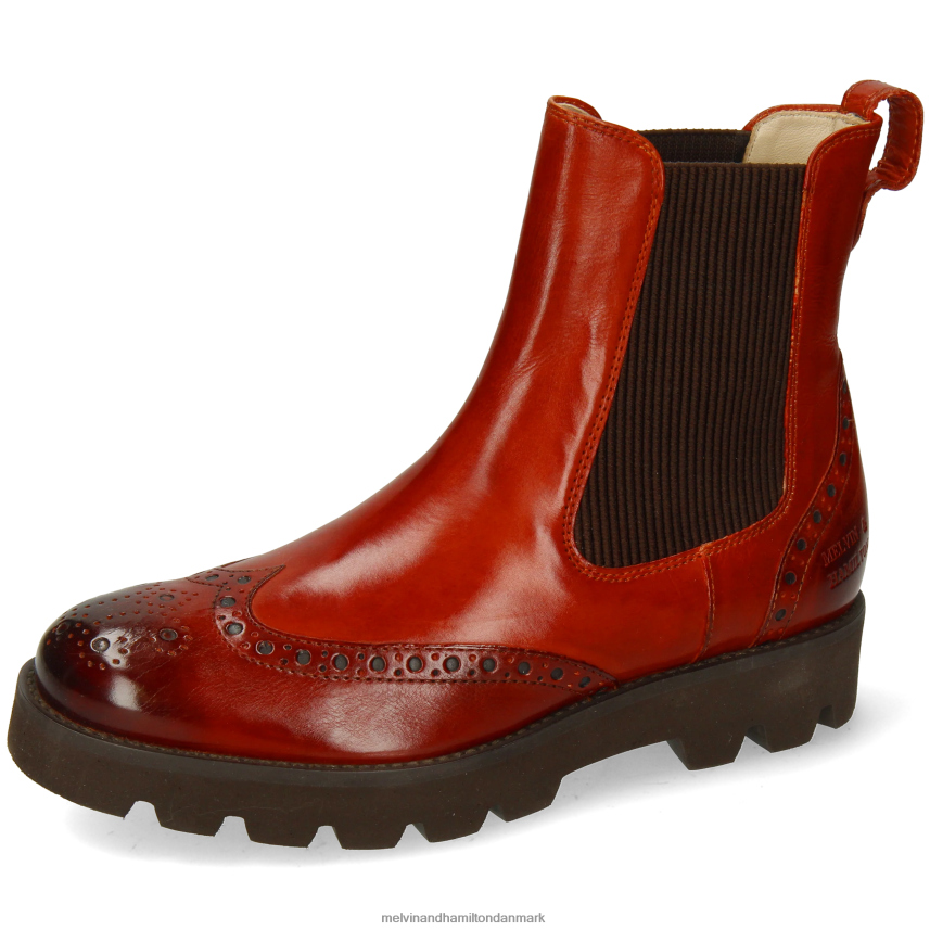 Kvinder Melvin & Hamilton jade 8 Brun ankelstøvler A28X66799