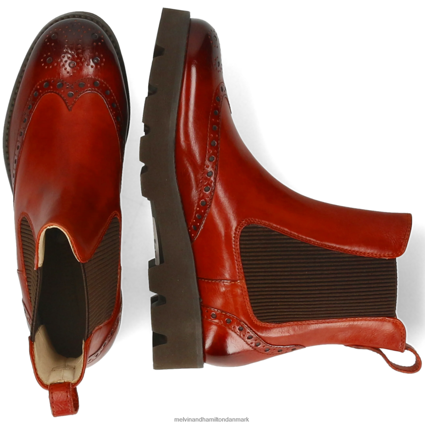 Kvinder Melvin & Hamilton jade 8 Brun ankelstøvler A28X66799