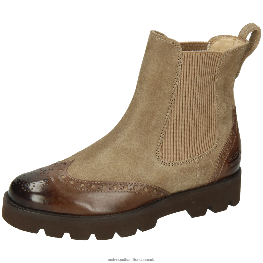 Kvinder Melvin & Hamilton jade 8 Brun ankelstøvler A28X66809
