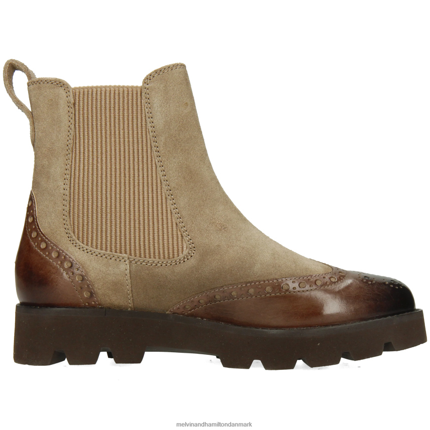 Kvinder Melvin & Hamilton jade 8 Brun ankelstøvler A28X66809