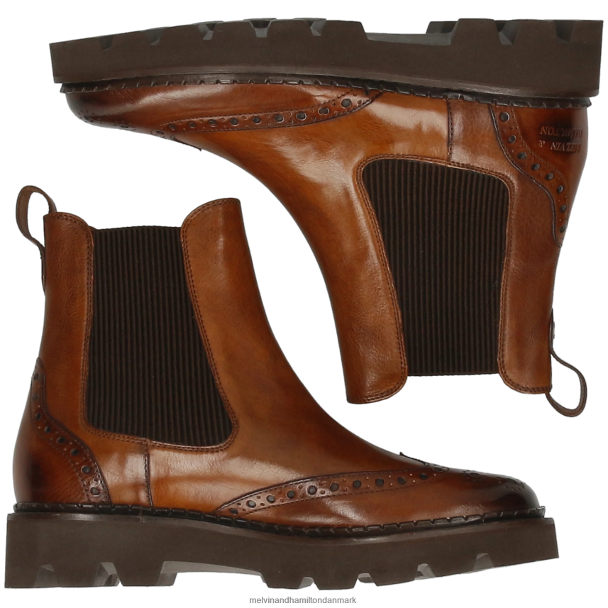 Kvinder Melvin & Hamilton jade 8 Brun ankelstøvler A28X66912