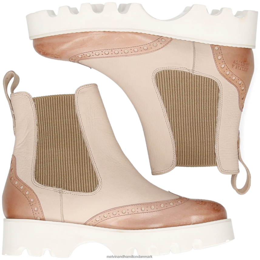 Kvinder Melvin & Hamilton jade 8 lyserød ankelstøvler A28X66969