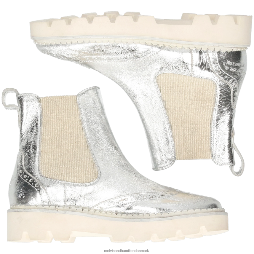 Kvinder Melvin & Hamilton jade 8 sølv ankelstøvler A28X66990
