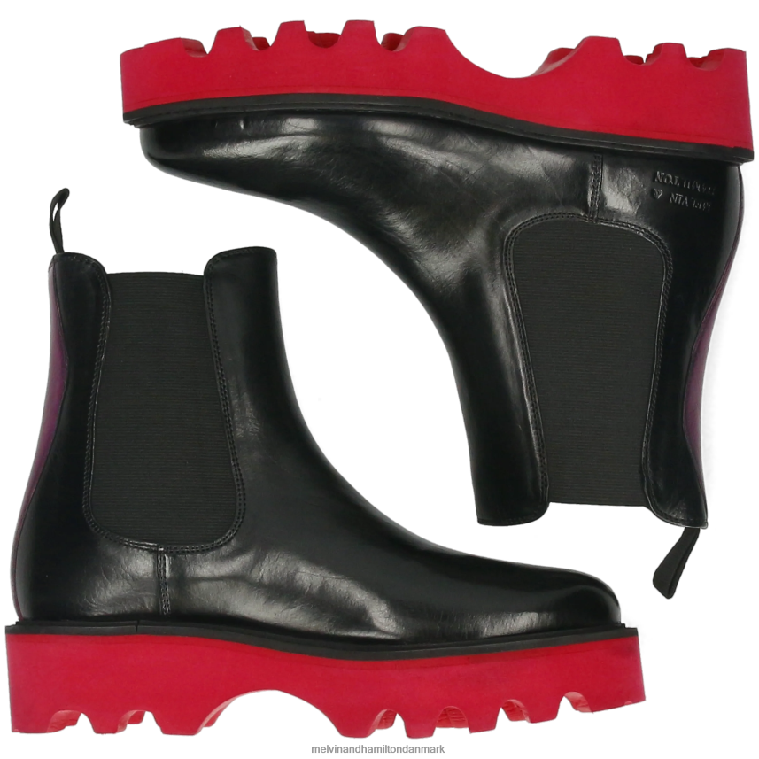 Kvinder Melvin & Hamilton leonie 5 sort ankelstøvler A28X66897