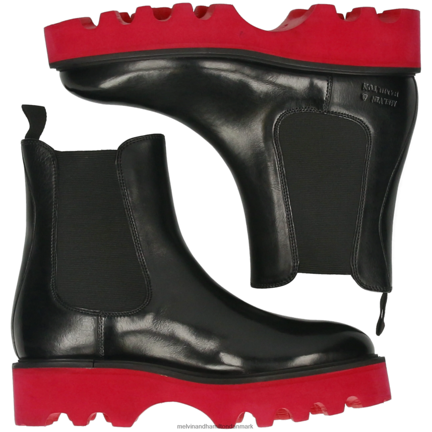 Kvinder Melvin & Hamilton leonie 5 sort ankelstøvler A28X66941