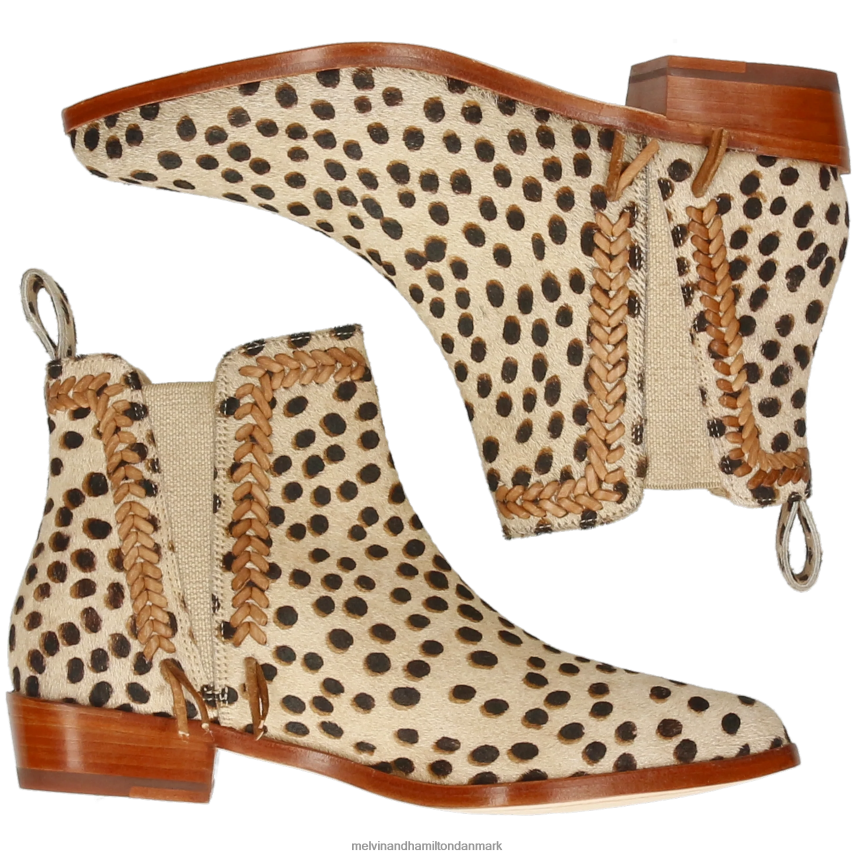 Kvinder Melvin & Hamilton marlin 10 lysebrun ankelstøvler A28X66777