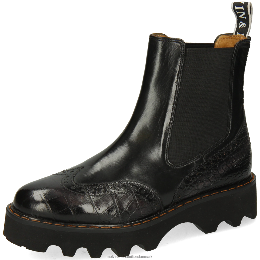 Kvinder Melvin & Hamilton megan 37 sort ankelstøvler A28X66911