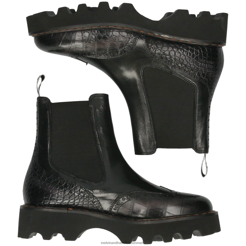 Kvinder Melvin & Hamilton megan 37 sort ankelstøvler A28X66911