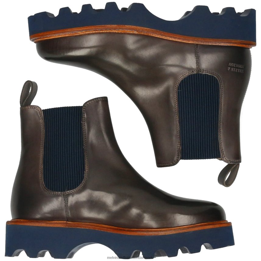 Kvinder Melvin & Hamilton megan 3 grå ankelstøvler A28X66877