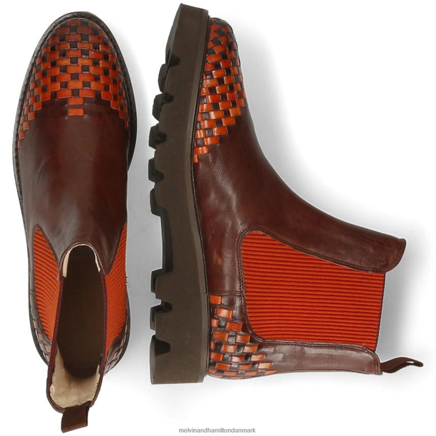 Kvinder Melvin & Hamilton molly 10 Brun ankelstøvler A28X66889