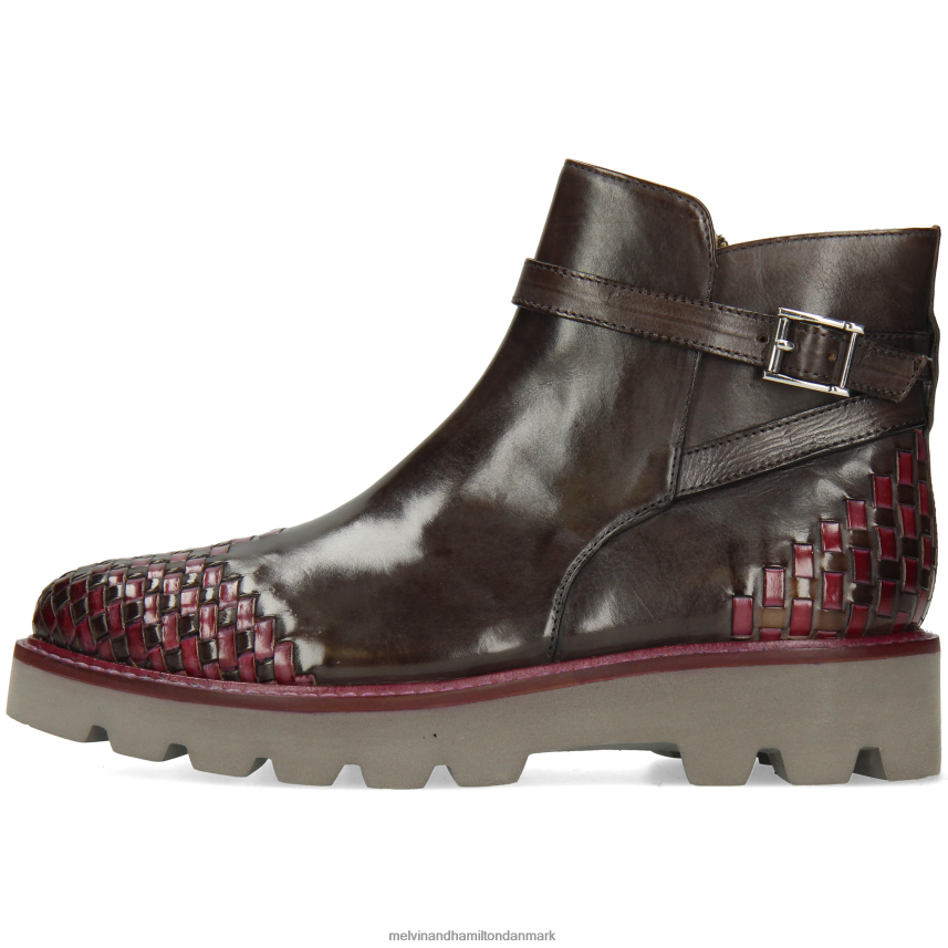 Kvinder Melvin & Hamilton molly 14 grå ankelstøvler A28X66934