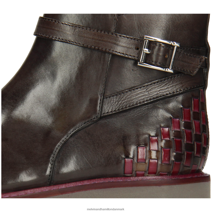 Kvinder Melvin & Hamilton molly 14 grå ankelstøvler A28X66934