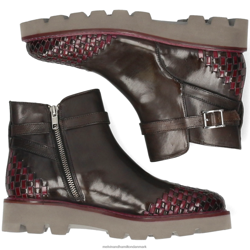 Kvinder Melvin & Hamilton molly 14 grå ankelstøvler A28X66934