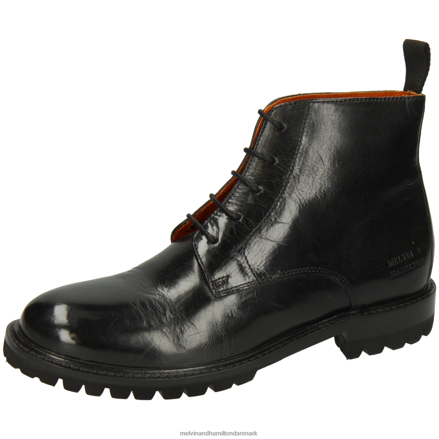 Kvinder Melvin & Hamilton regine 7 sort ankelstøvler A28X66792
