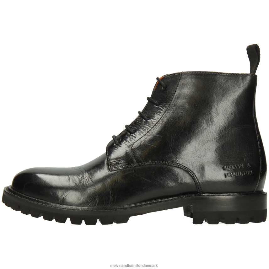 Kvinder Melvin & Hamilton regine 7 sort ankelstøvler A28X66792