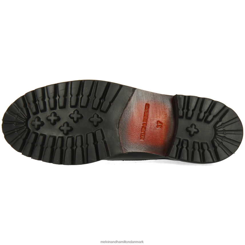 Kvinder Melvin & Hamilton regine 7 sort ankelstøvler A28X66792