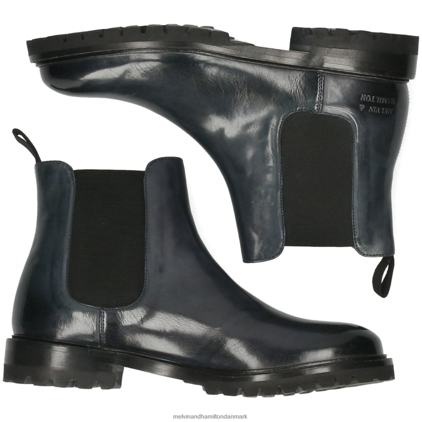 Kvinder Melvin & Hamilton regine 8 blå ankelstøvler A28X66903