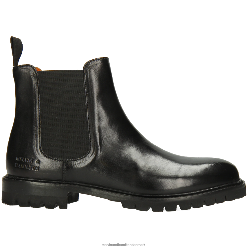 Kvinder Melvin & Hamilton regine 8 sort ankelstøvler A28X66814