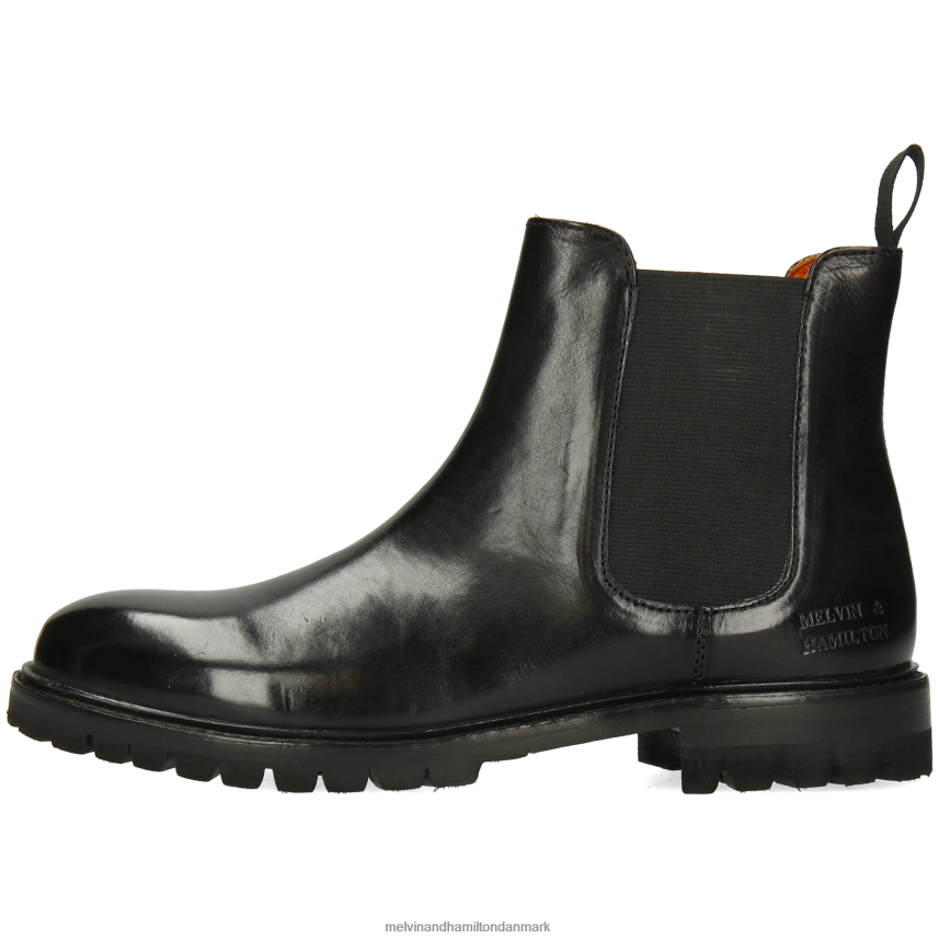 Kvinder Melvin & Hamilton regine 8 sort ankelstøvler A28X66814