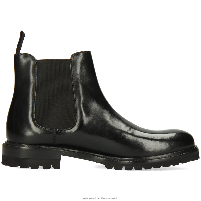 Kvinder Melvin & Hamilton regine 8 sort ankelstøvler A28X66828