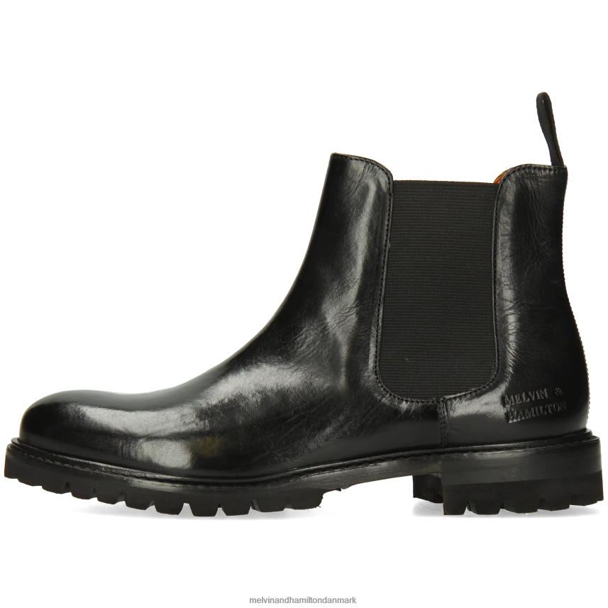 Kvinder Melvin & Hamilton regine 8 sort ankelstøvler A28X66828