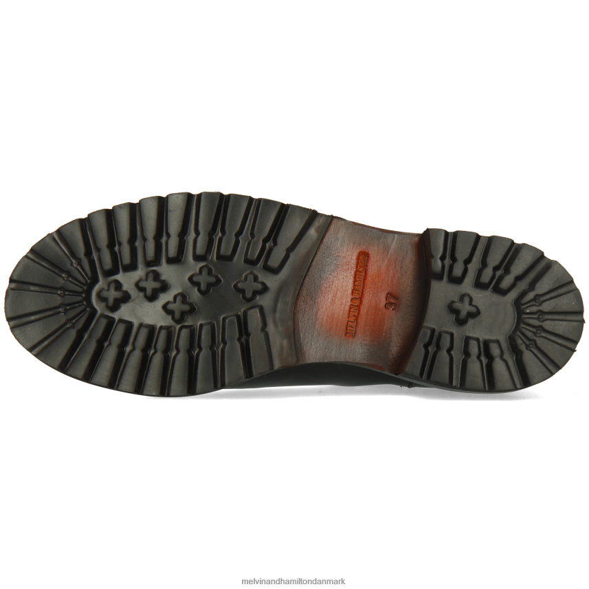 Kvinder Melvin & Hamilton regine 8 sort ankelstøvler A28X66828