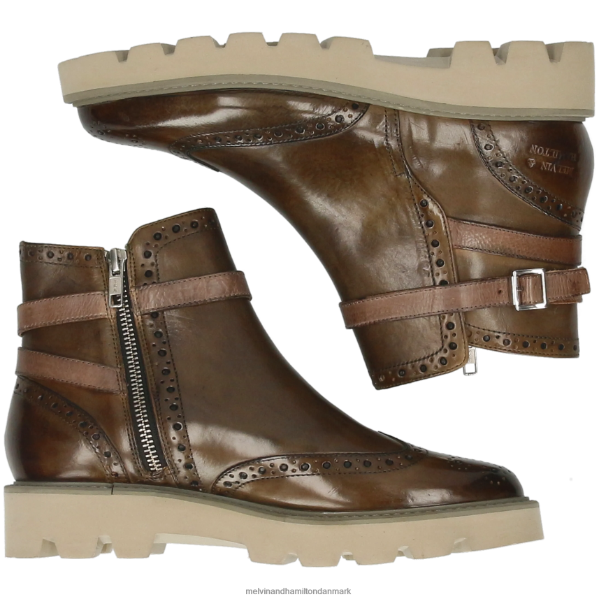 Kvinder Melvin & Hamilton selina 25 taupe ankelstøvler A28X66904