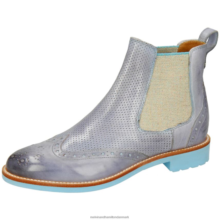 Kvinder Melvin & Hamilton selina 29 lilla aubergine ankelstøvler A28X66836