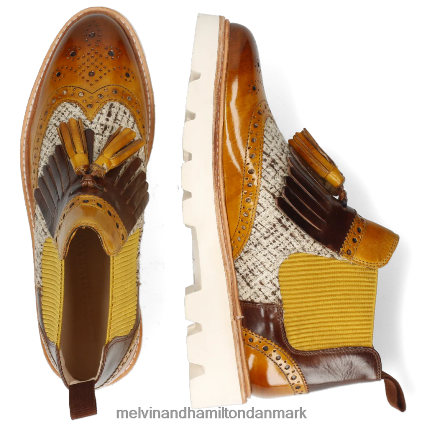 Kvinder Melvin & Hamilton selina 5 lysebrun ankelstøvler A28X661047